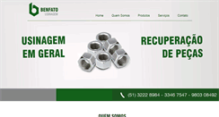 Desktop Screenshot of benfatousinagem.com.br